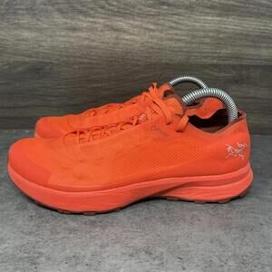 Arcteryx Norvan SL GTX Shoes Womens Size 8 Trail Running Sneaker Orange